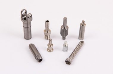 Threaded CNC turned components, spacers and studs in stainless steel