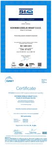 DIN EN ISO 14001 environmental management certificate
